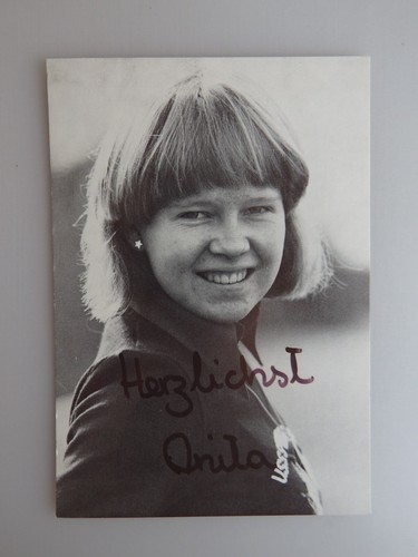 Autogramm anita hegerland - anita,