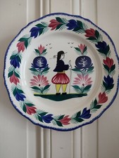 H B Quimper Teller Dekor