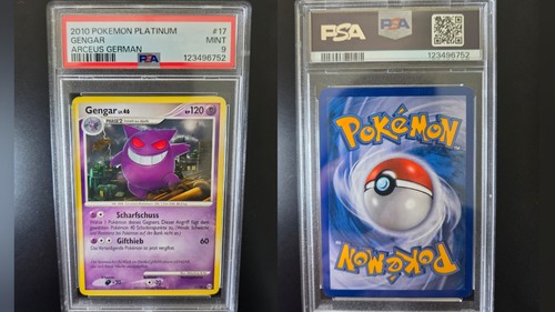Pokémon psa gengar 46 - pokémon, lv.46