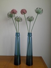 Ikea 2er-Set Vasen blau mit