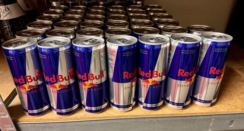Red bull energy drink - red,