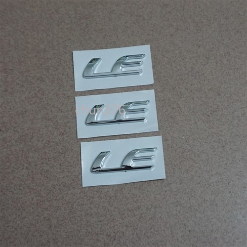 Chrome silver plastic - 3x, le