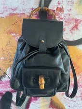 Gucci backpack bamboo leder - backpack,
