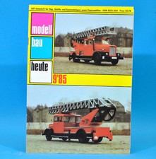 Modellbau heute 9/1985 Flugzeuge Schiffe Fahrzeuge | Bauplan Dixi R 8 Kabriolett