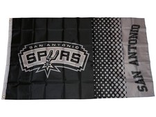 San Antonio Spurs Fahne NBA Fade Flag Basketball Fanartikel Flagge 155x90cm