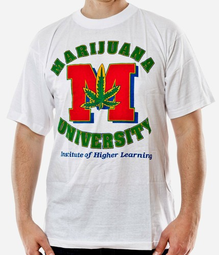 Shirt marijuana university - t-shirt,