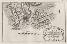 Wolfenbüttel Befestigungsgrundriß Original Kupferstich Le Rouge 1760