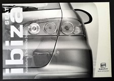 Prospekt Seat Ibiza, Ausstattung Technische Daten, DIN A4, 14 Seiten, 2004, Neu!