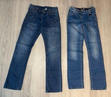 tolle 2 x Jeans Hose Mädchen