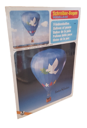 Kartonmodell friedensballon - +,
