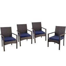 Polyrattan Gartenstuhl Set 2er Stuhlset Rattan Stuhl Garten Sessel Rattanstühle