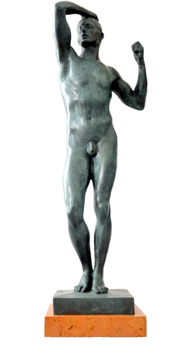 Bronzefigur das eherne - bronzefigur,