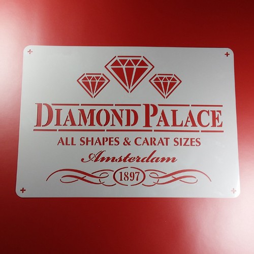 Schablone diamond palace - a3,