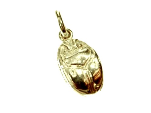 Skarabäus anhänger 333 gold - skarabäus,