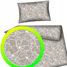 Bettwäsche 140x200cm Grau