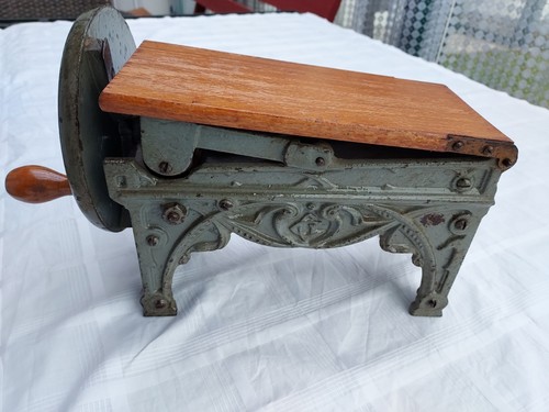 Antiker tabakschneider teck - antiker,