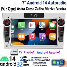 Für Opel Zafira B Corsa D Astra G Vivaro Vectra Android 14 Autoradio Carplay GPS