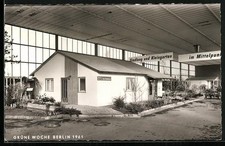 Berlin, Grüne Woche 1961, Siedlung und Kleingarten, Ansichtskarte 1961 