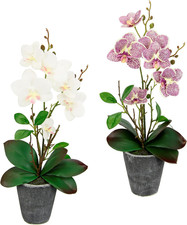 Kunstblumen Orchidee 40Cm Mit