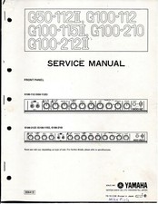 Service Manual-Anleitung für Yamaha G50-112 MK2,G100-112,G100-115 MK2,G100-210