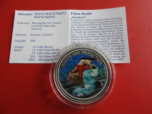 Palau dollar 2003 silber - 5,
