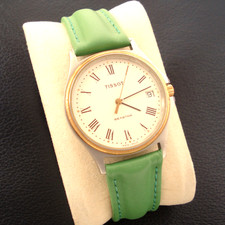 TISSOT Seastar Quarz Armbanduhr 34 mm Datum neue Batterie Swiss Made Herren Uhr