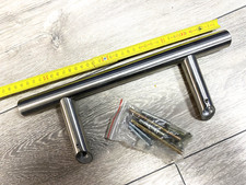 Stoßgriff aus Edelstahl 350mm  Haustürgriff  Stangengriff Griffstange(114.1635)