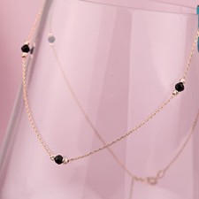 Collier Gold Kugel Achat 3,5