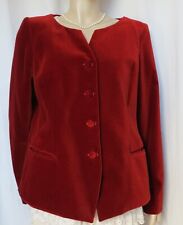 Laura Ashley Samtjacke 42 rot