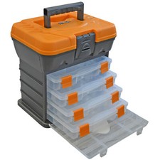 Werkzeugkoffer Organizer mit 4 Sortimentskasten Sortierbox Kleinteilkoffer SET