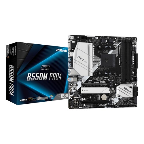 Asrock b550m pro4 mainboard - pro4,