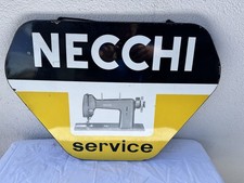 Altes Emailschild NECCHI