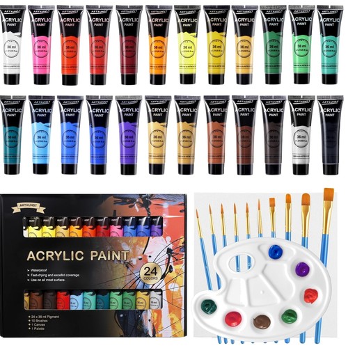 Acrylfarben set farben - acrylfarben, 24