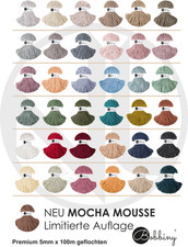 Bobbiny 100 m Flechtkordel Premium geflochten Ø 5mm Makramee Textilgarn Schnur