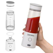 Tragbarer Mixer für unterwegs ZEEGMA GO WHITE 450ml Juice Mixer