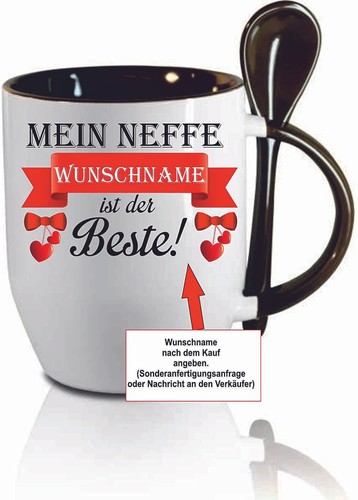 Löffeltasse wunschname - m.,