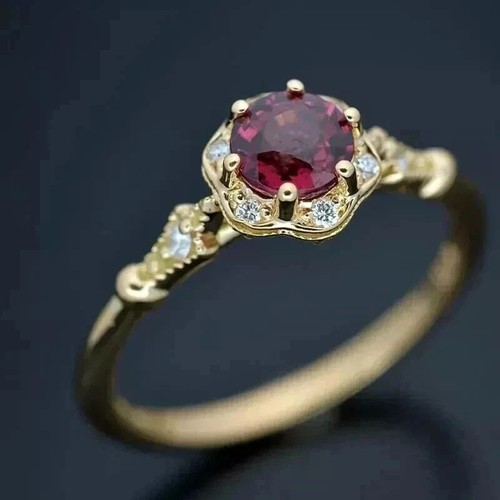 50kt rund rot diamant - rund,