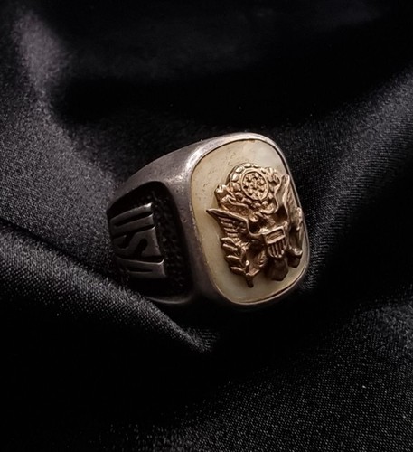 Seltener fund army ring 10k - us,