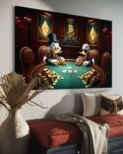 Dagobert Duck Leinwand Bild