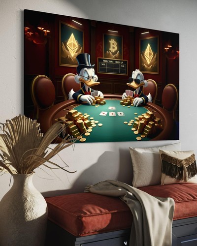 Dagobert duck leinwand bild - leinwand,
