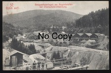 #1611 AK Oberscheld Dillenburg Bergwerksanlagen Auguststollen Glück auf Bergbau