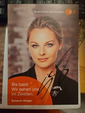Susanne Steiger Bares für Rares Autogrammkarte orginal handsigniert