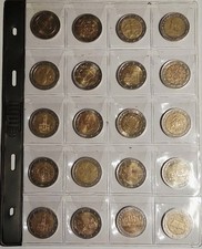Seltene 2 Euro Münzen (20 Stück) verschiedene Euroländer  Konvolut / Sammlung