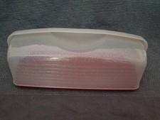 Tupperware Super-Bäcker XXL-Kuchenbehälter Sonderfarbe ROT / Glitzer