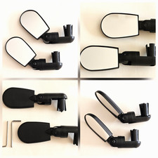 2 Stück Mini Fahrrad Rückspiegel Spiegel Fahrradspiegel