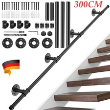 300CM Schwarz Handlauf