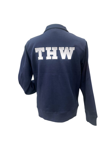 Thw sweat jacke - thw, marineblau
