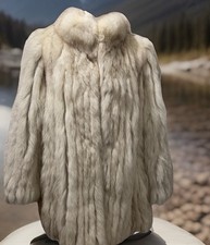 Blaufuchs Pelzjacke M/L