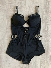 Wolford Zac Posen 71872 Intim Schnürbody Medium, Schwarz