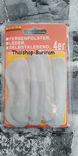 4. Fersenpolster aus Leder für Schuhe Einlegesohle Fersenschutz selbstklebend